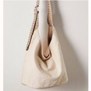 Free People Beacon Canvas and Leather Bag